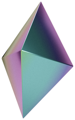 Holographic Chrome Decorative Diamond
